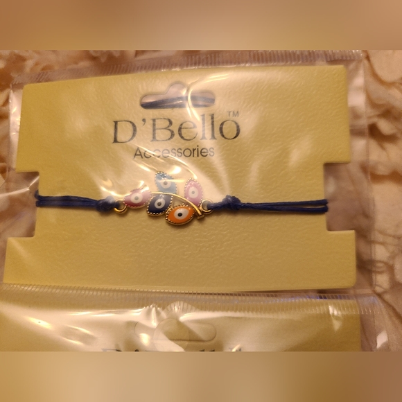 Two brand NWT D'Bello Accessories bracelets - Evil Eye Protection 🧿 - Picture 2 of 7